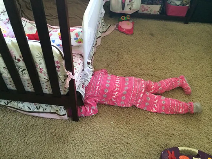 My Now 3 Year Old Has Gotten A Lot Better Than In This Pic But She Loves To Laugh While Hiding