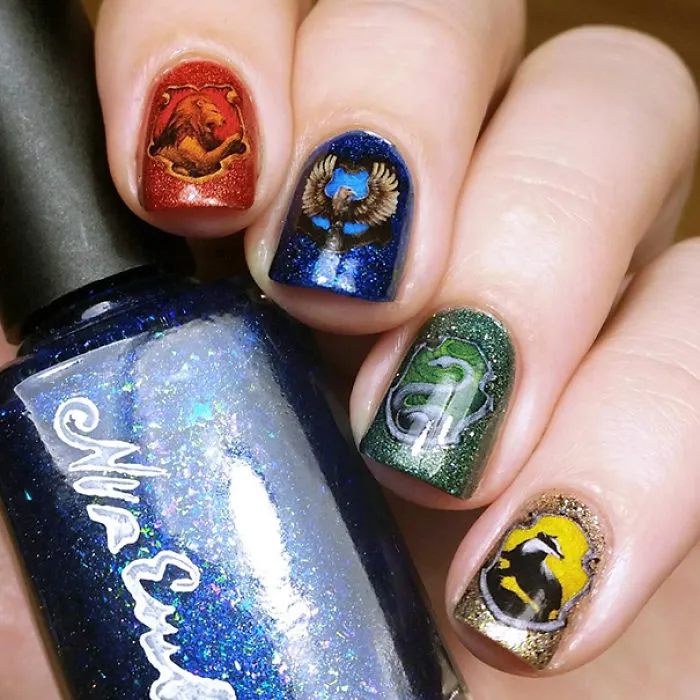 58 Harry Potter Nail Art Ideas That Are Pure Magic