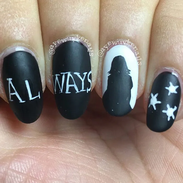 58 Harry Potter Nail Art Ideas That Are Pure Magic