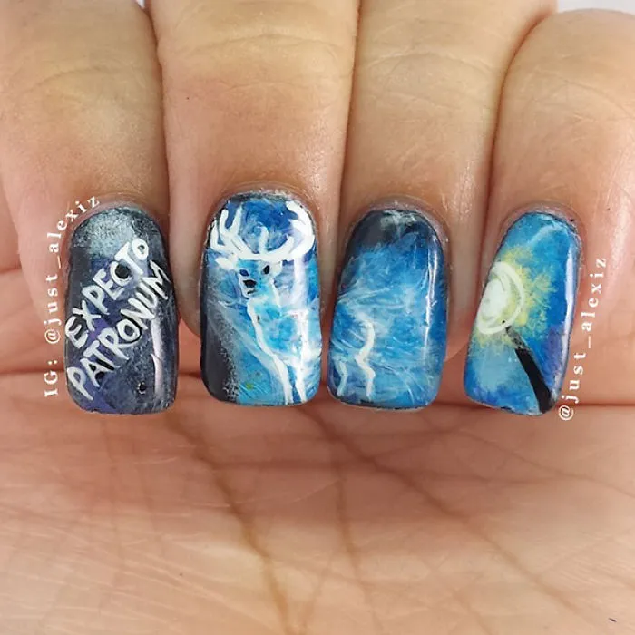 58 Harry Potter Nail Art Ideas That Are Pure Magic