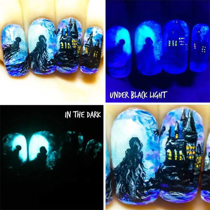 58 Harry Potter Nail Art Ideas That Are Pure Magic
