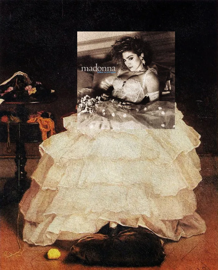 Like A Virgin By Madonna + Young Woman Reading By Alfred Stevens