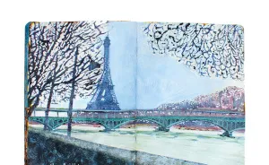 I Documented Two Years of Travel By Painting In My Moleskine Notebook