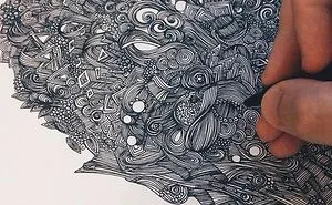 I Use Thousands Of Lines To Create Chaotic And Detailed Illustrations