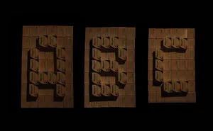 I Used Used Boxes For This Typography !!