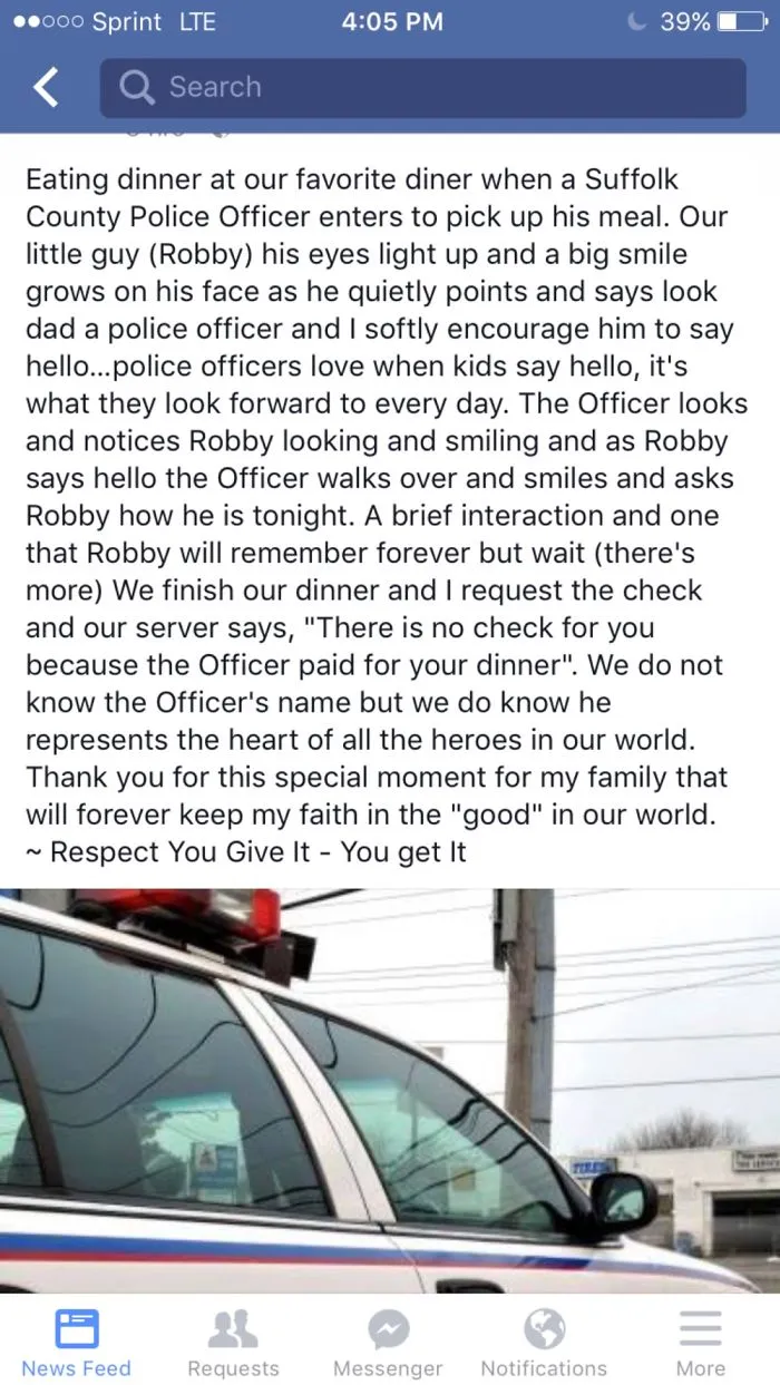 Finally A Positive Police Story