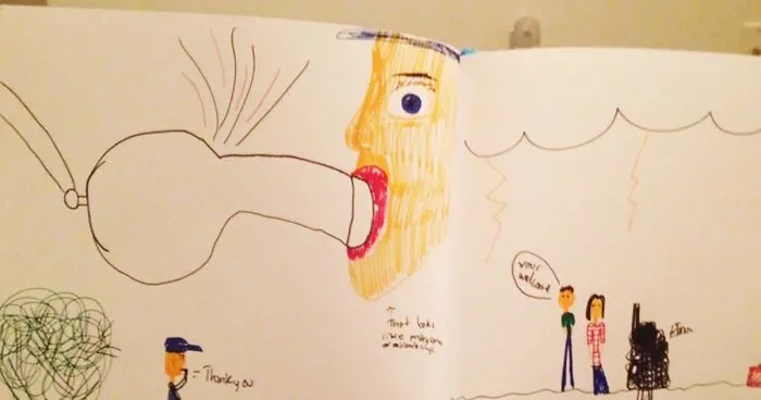 64 Hilariously Inappropriate Kids' Drawings