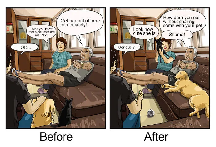 Life Before And After Getting A Dog (10 Pics)