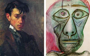 Picasso's Self Portrait Evolution From Age 15 To Age 90