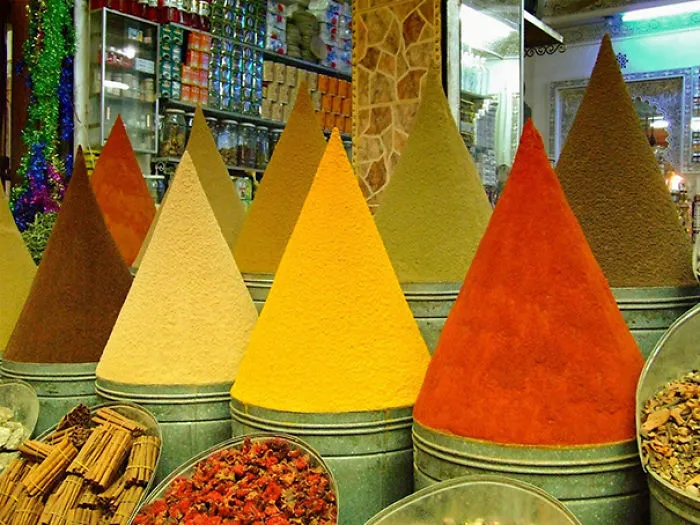 These Piles Of Spice At A Market In Marrakesh