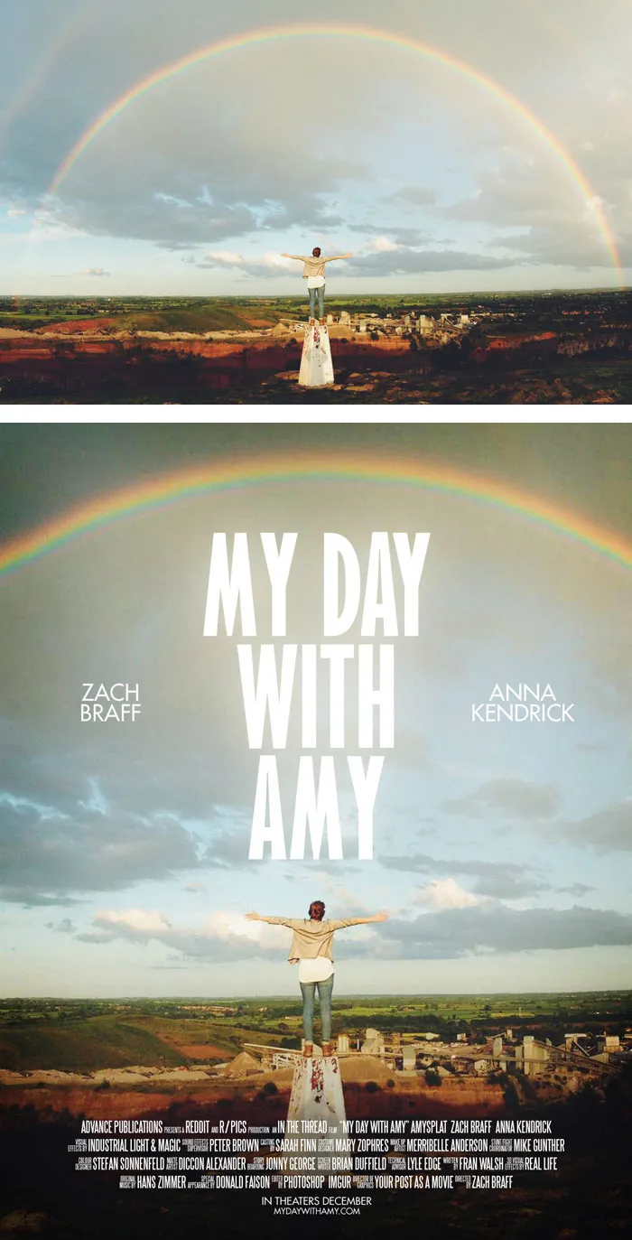 This Redditor Is Turning Random People's Photos Into Movie Posters