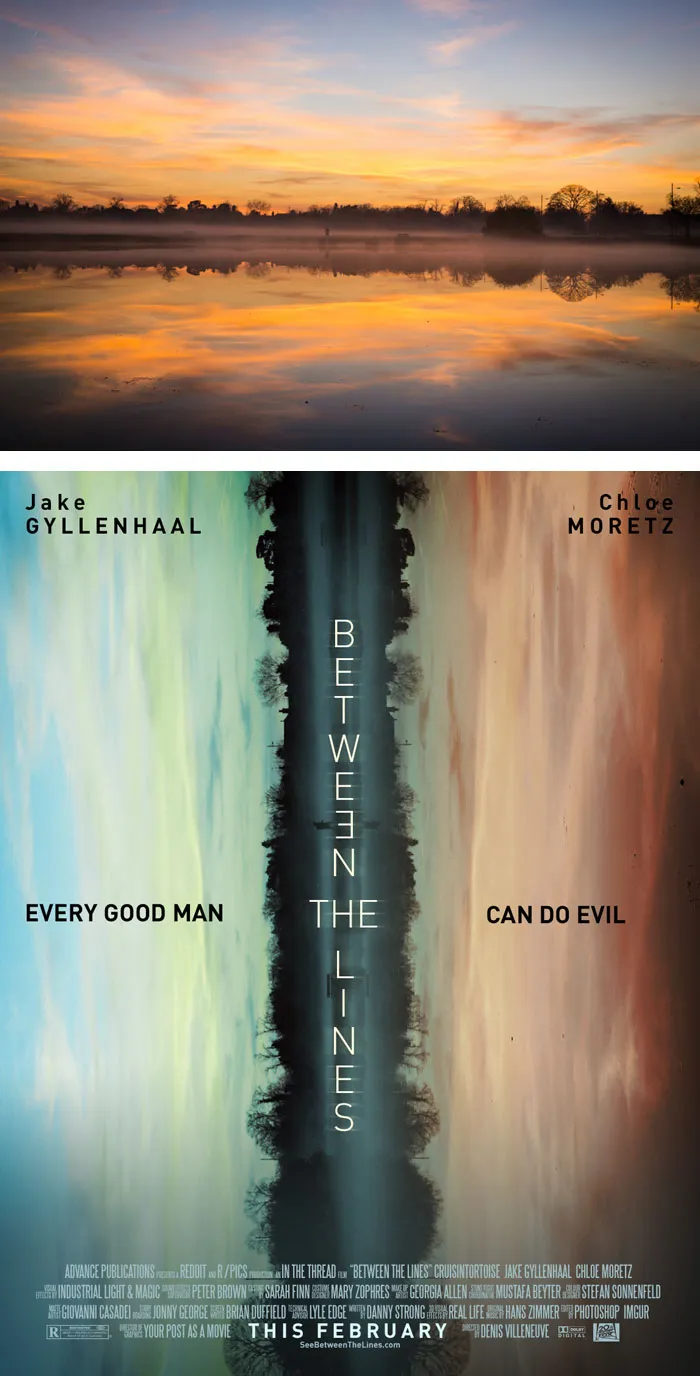This Redditor Is Turning Random People's Photos Into Movie Posters