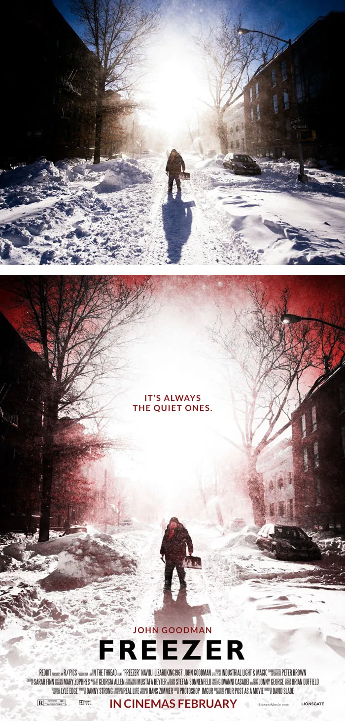 This Redditor Is Turning Random People's Photos Into Movie Posters