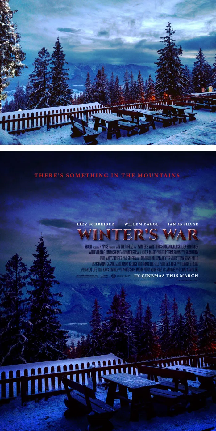 This Redditor Is Turning Random People's Photos Into Movie Posters