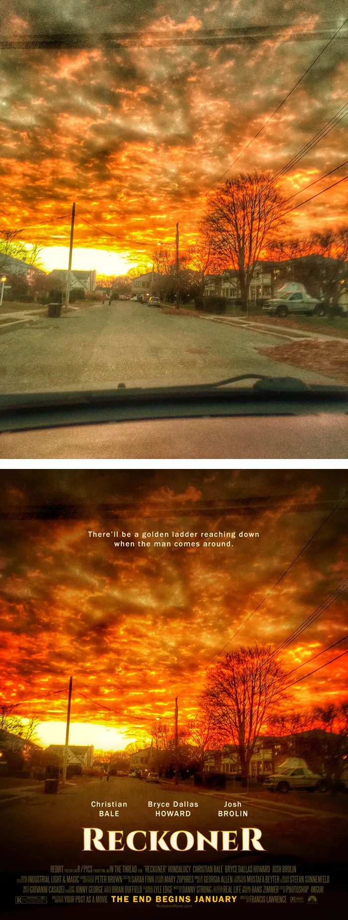 This Redditor Is Turning Random People's Photos Into Movie Posters