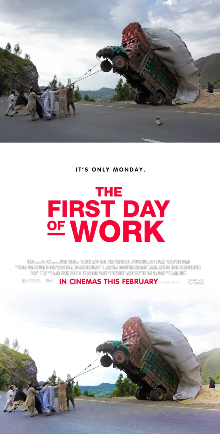 This Redditor Is Turning Random People's Photos Into Movie Posters