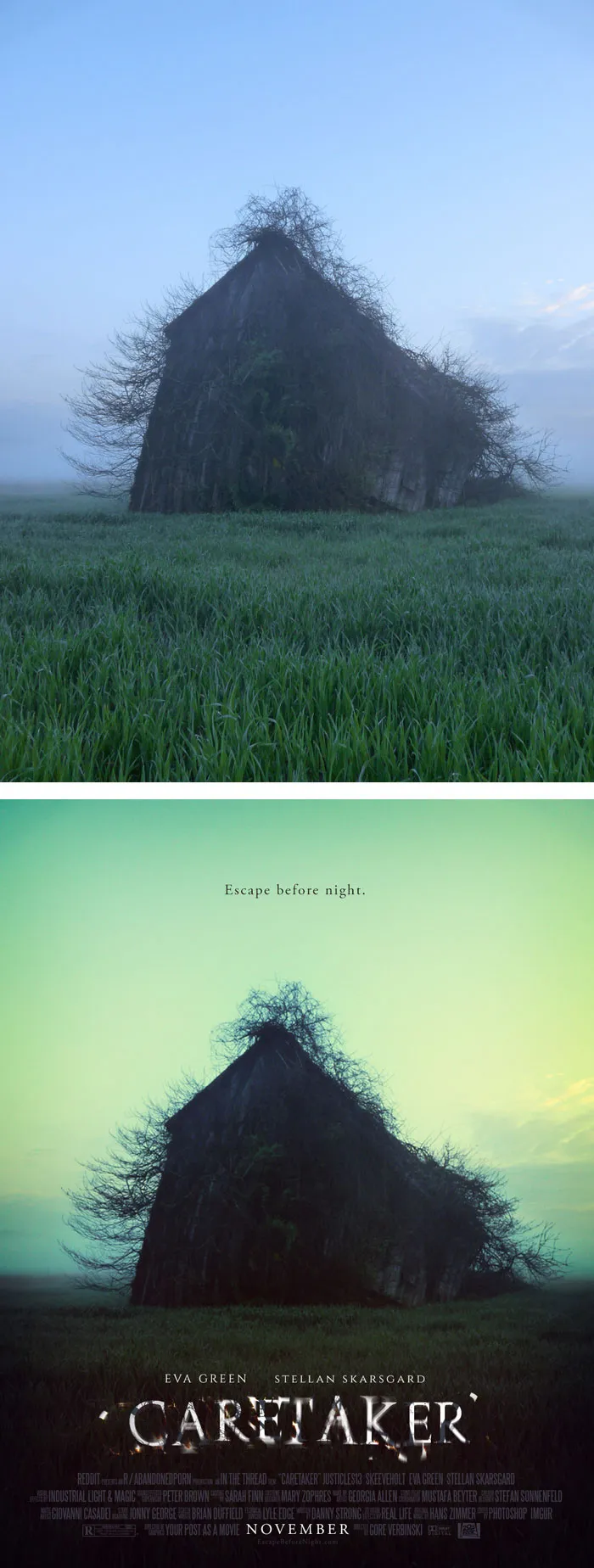 This Redditor Is Turning Random People's Photos Into Movie Posters