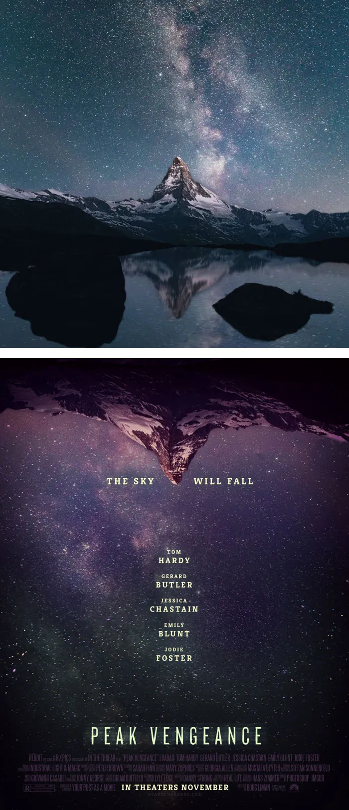 This Redditor Is Turning Random People's Photos Into Movie Posters