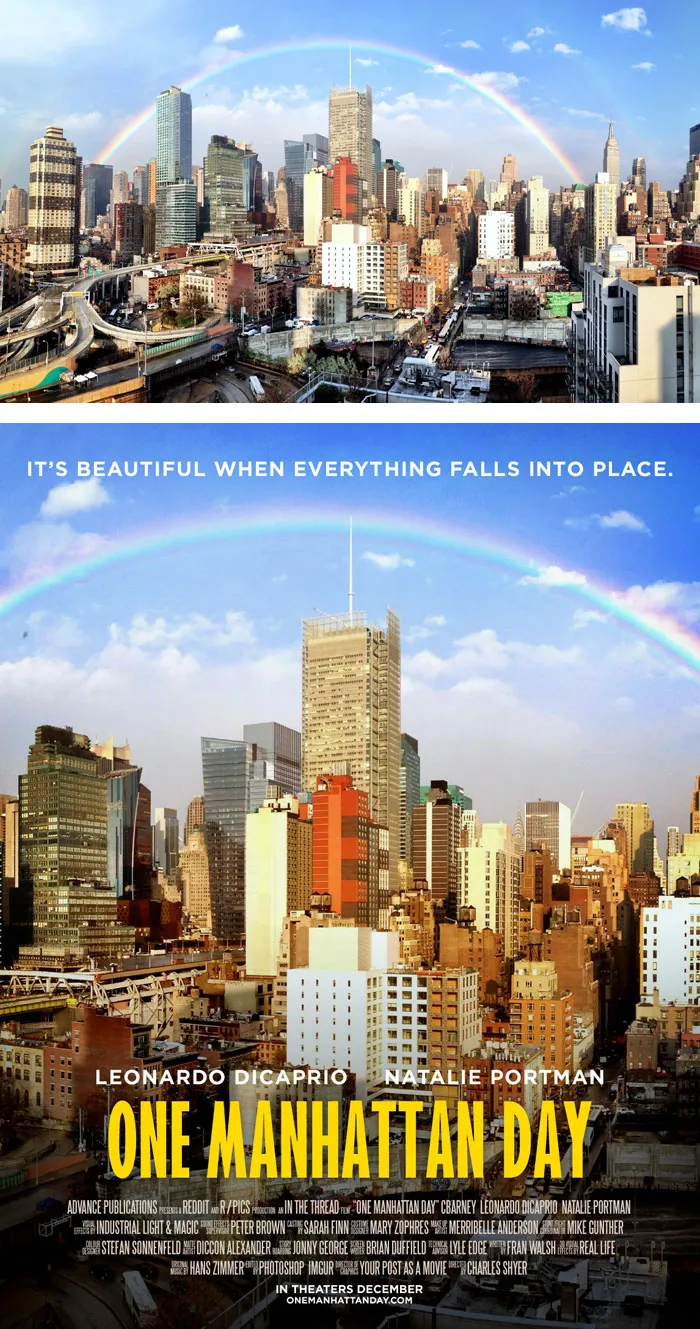 This Redditor Is Turning Random People's Photos Into Movie Posters