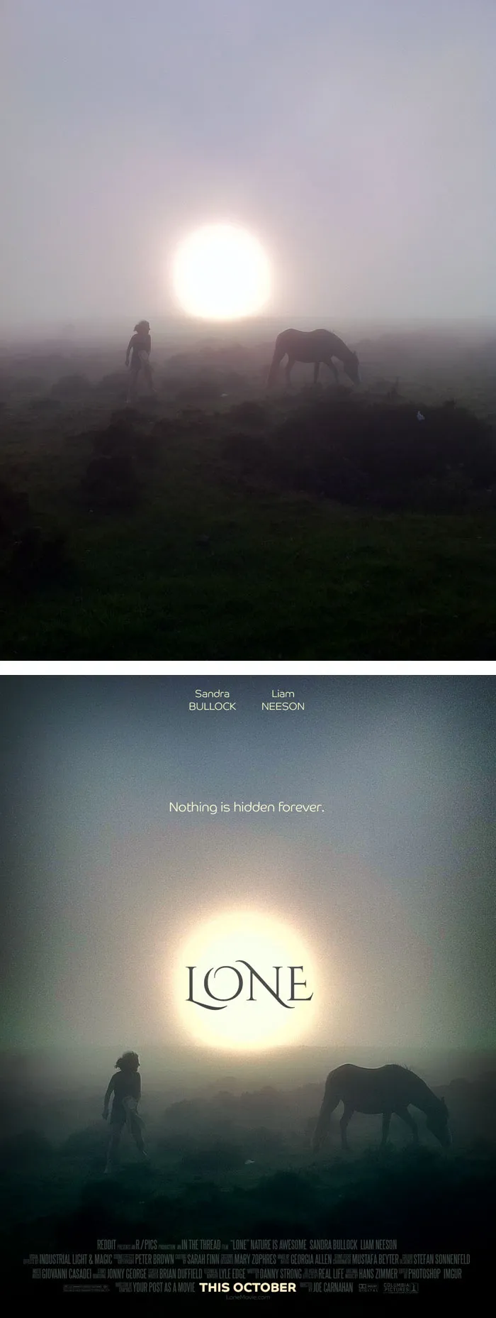 This Redditor Is Turning Random People's Photos Into Movie Posters