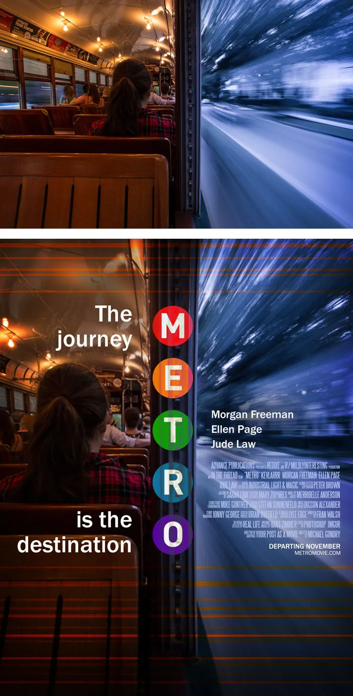 This Redditor Is Turning Random People's Photos Into Movie Posters