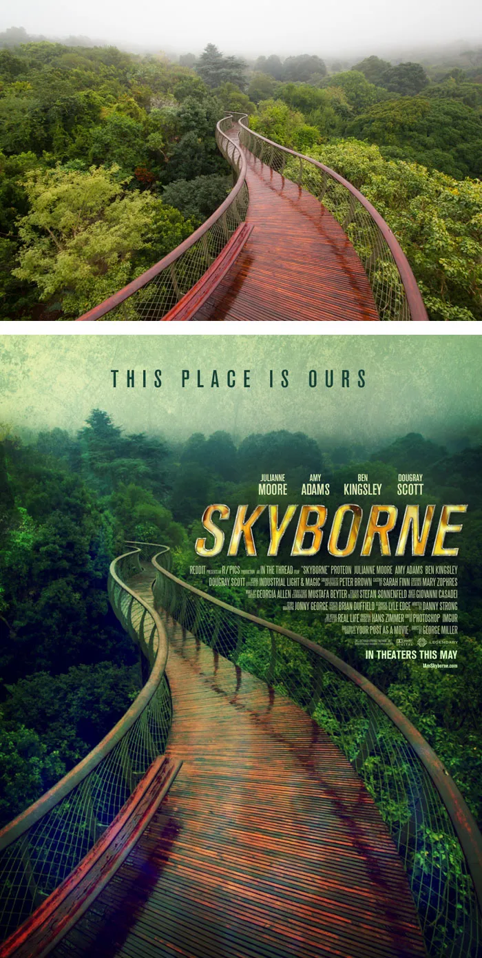 This Redditor Is Turning Random People's Photos Into Movie Posters