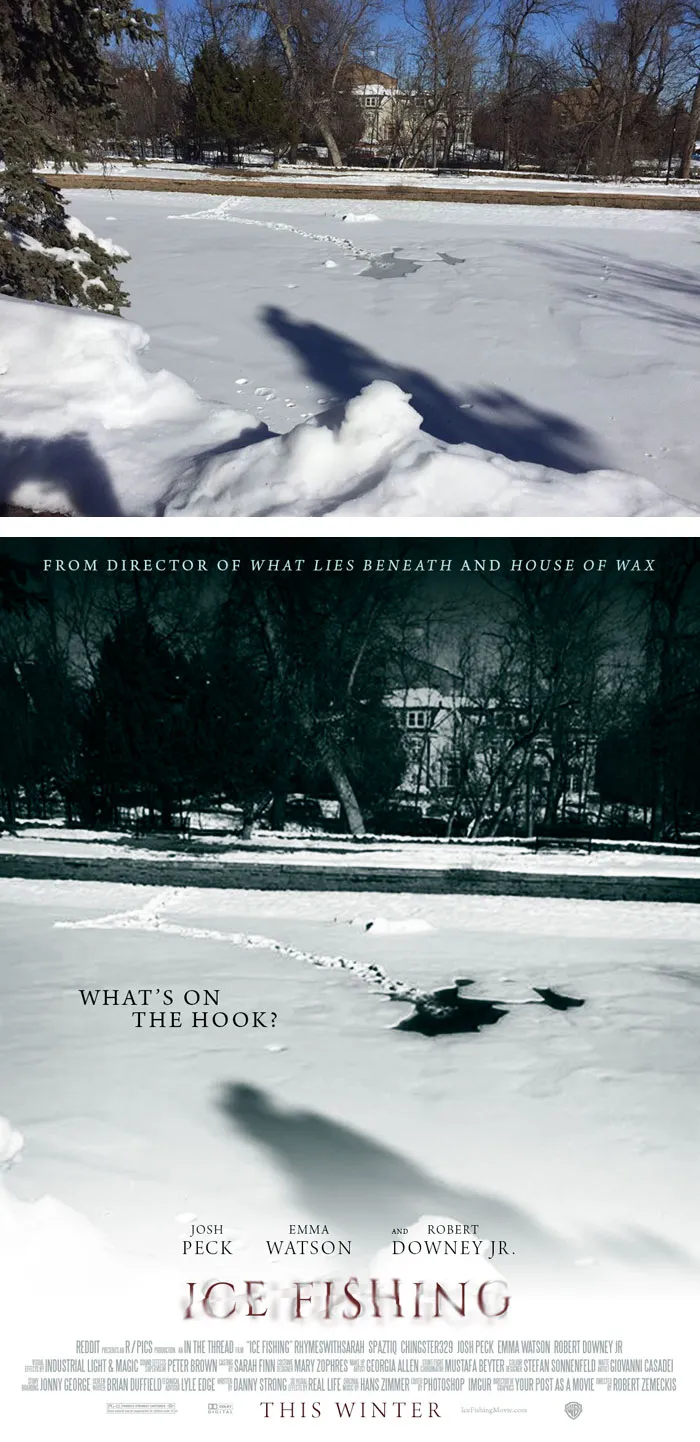 This Redditor Is Turning Random People's Photos Into Movie Posters