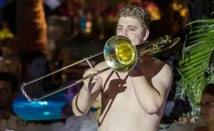 How 80 Musicians Turned A Pool Into A Concert Hall