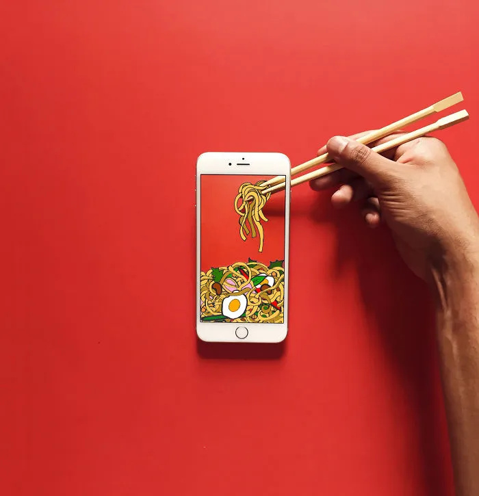 I Create Fun Scenes Using My Iphone And Some Paper