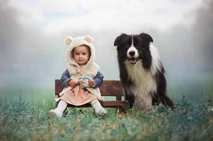 Stunning Photos Of Dog With Kids :)