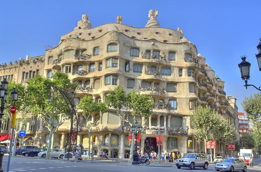 Exploring The Amazing Architectural Details Of Gaudi's Casa Mila In Barcelona, Spain