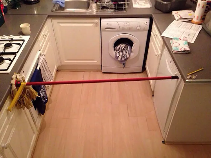 The Button On The Dishwasher Broke And Had To Be Held In Place To Do A Wash Cycle, Like Hell Was I Going To Stand There Holding It