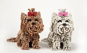 Unchained: I Create Dog Sculptures From Recycled Bicycle Chains