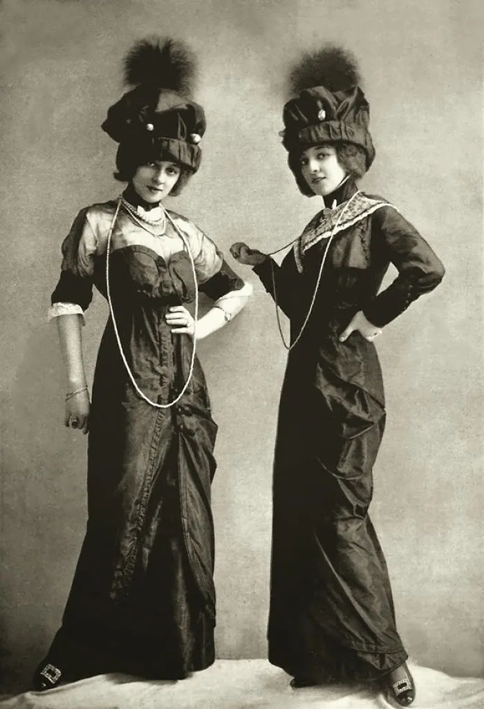 Two Pretty Young Ladies