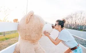 We Took Our Huge Toy Bear On Fun Adventures