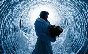 'I Do' Inside A Glacier In Iceland