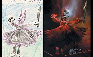 What Children’s Drawings Would Look Like If They Were Painted Realistically