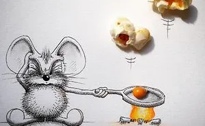My Mouse Rikiki Wants To Be A Part Of The Real World
