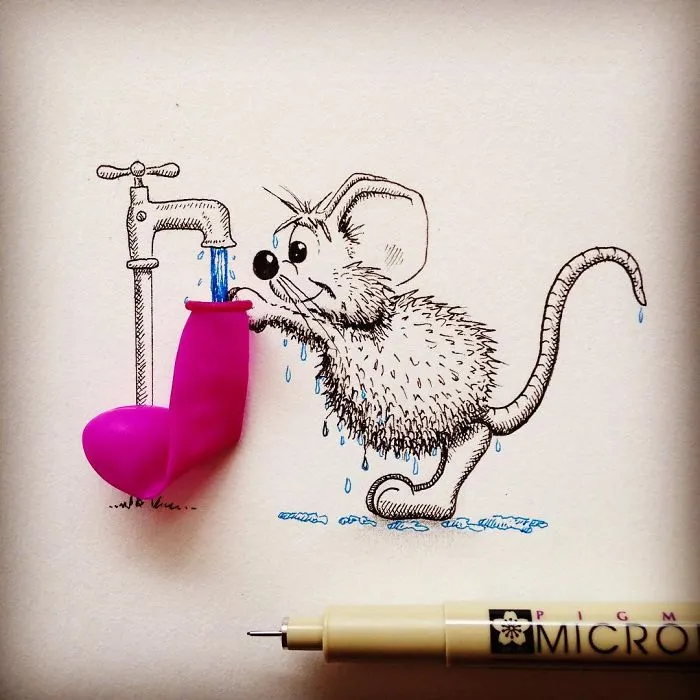 My Mouse Rikiki Wants To Be A Part Of The Real World