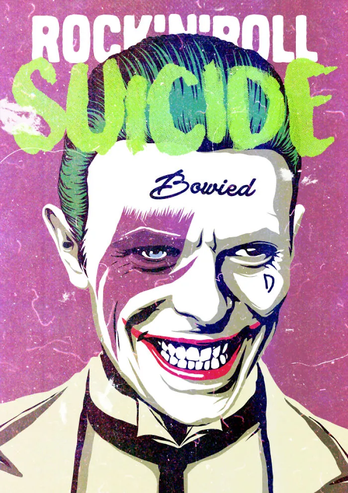 Butcher Billy Gives His Tribute To Ziggy Stardust By Creating A Pop Culture Mash-Up Artwork Every Day