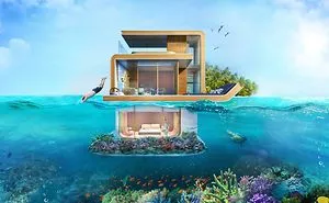 Amazing Floating House Built Over Sea