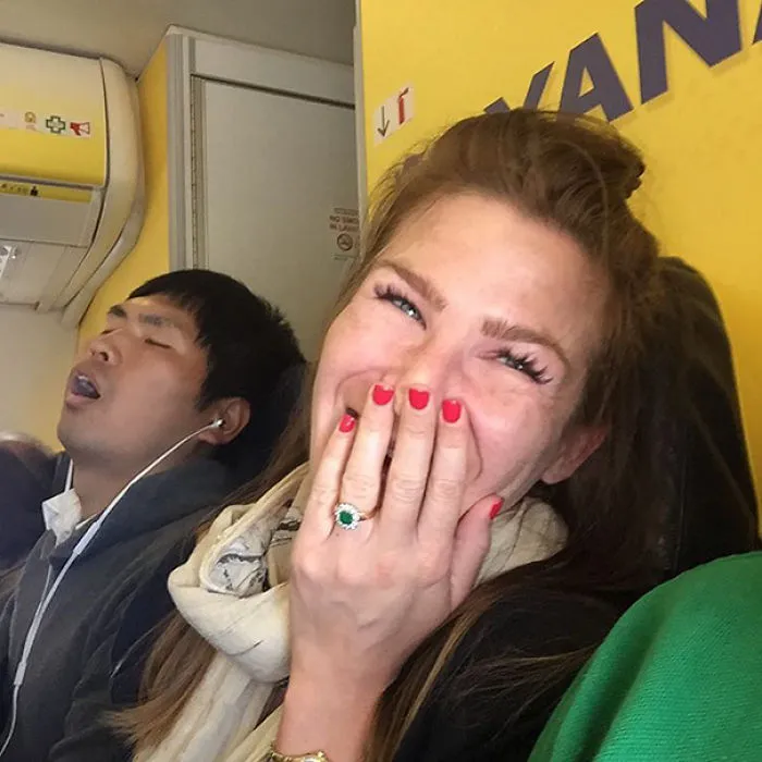 Garlic "Aroma" Just Spreading Around From My Snoring Flight Friend