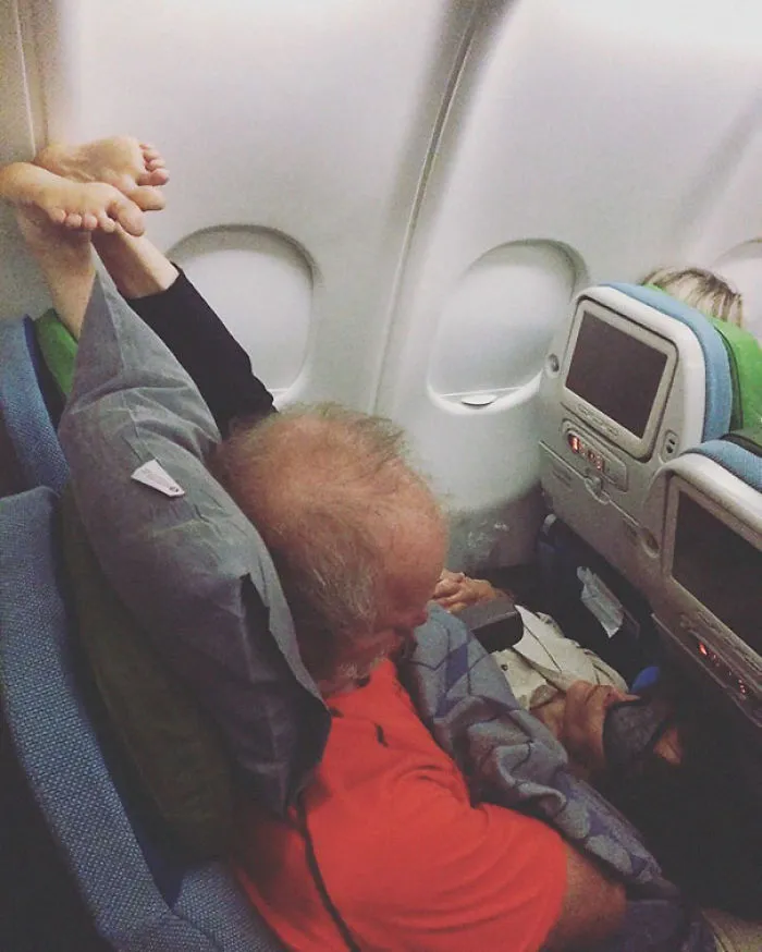 Couple Looking Comfortable