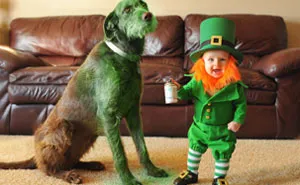 Dad Turns His 6-Month-Old Baby Into A Naughty Leprechaun For St. Patrick's Day