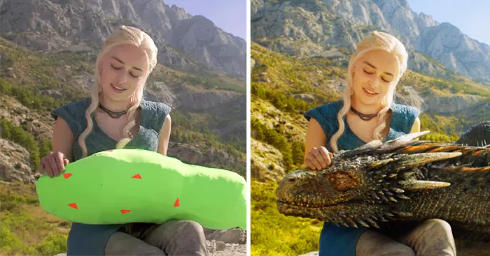 62 Movie Scenes Before-And-After Special Effects