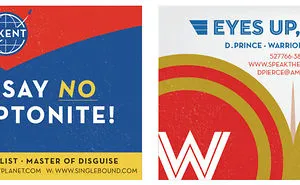 Business Cards Designed For Superheroes