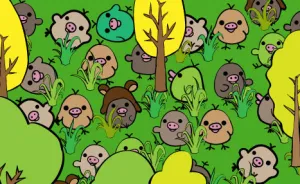 Can You Find The Little Pig Hidden In This Forest?