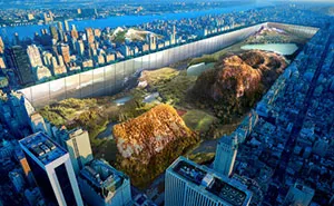 There's A Proposal To Build 1,000 Ft Walls Around An Excavated Central Park