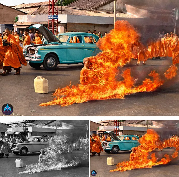 The Burning Monk