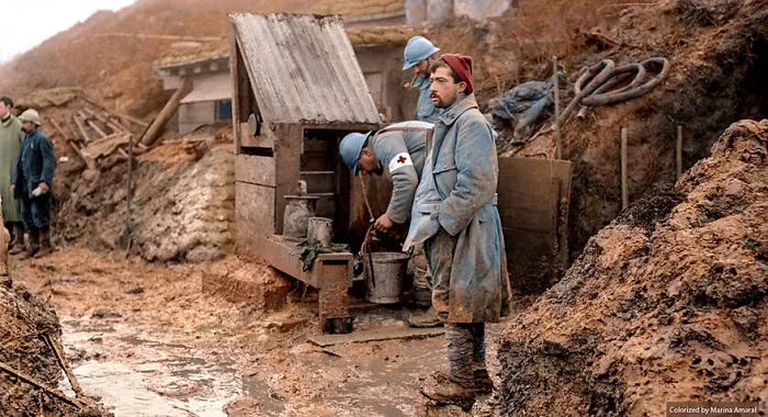 French Soldiers During The Wwi